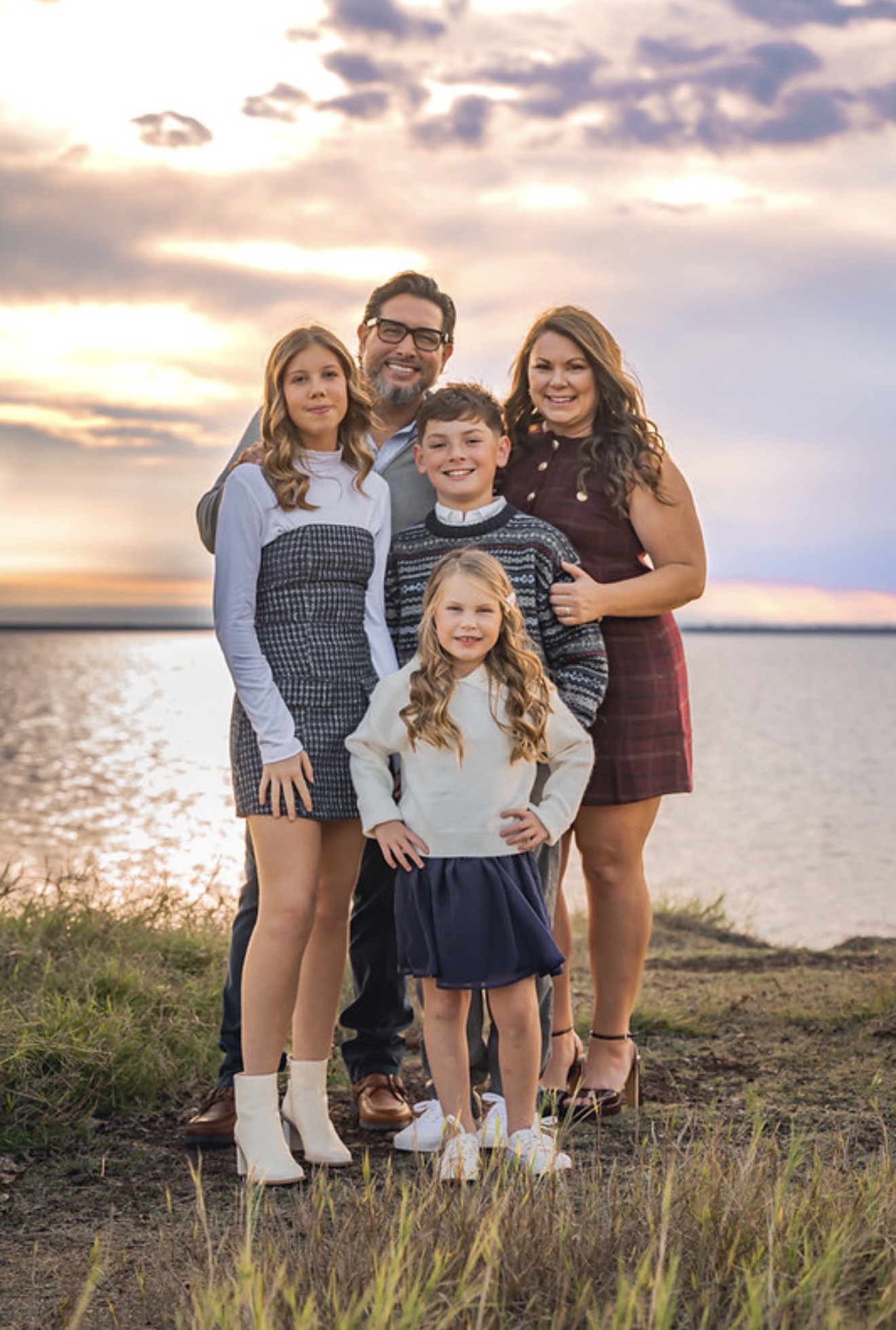 Andre van den Broeck with his wife Crystal and their three children